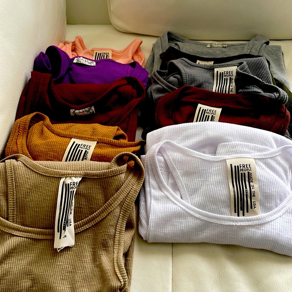 10 Free People swing tanks Long Beach
